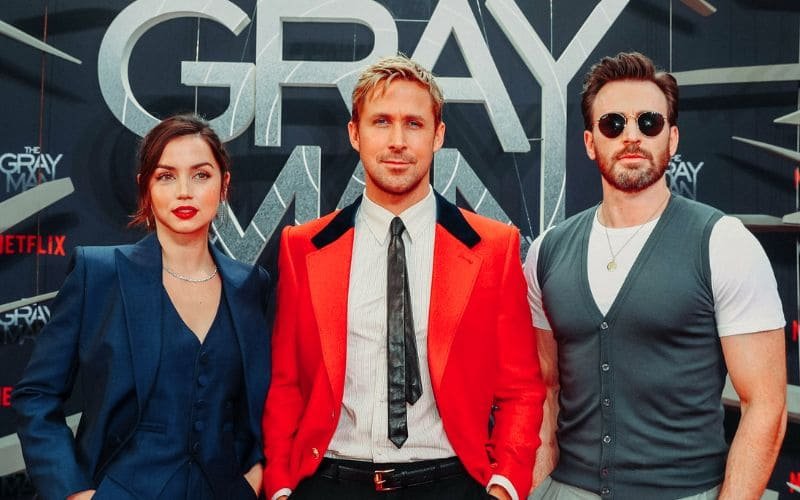 Agente Oculto: Ryan Gosling, Chris Evans e Ana de Armas.