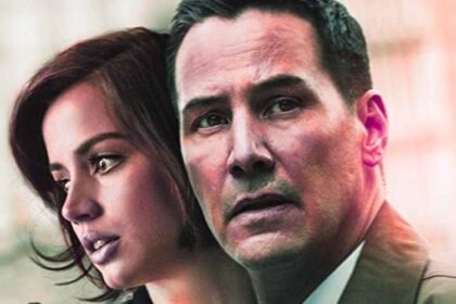 Imagem do filme filha de Deus com Keanu Reeves e Ana de Armas