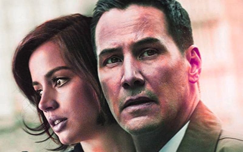 Imagem do filme filha de Deus com Keanu Reeves e Ana de Armas