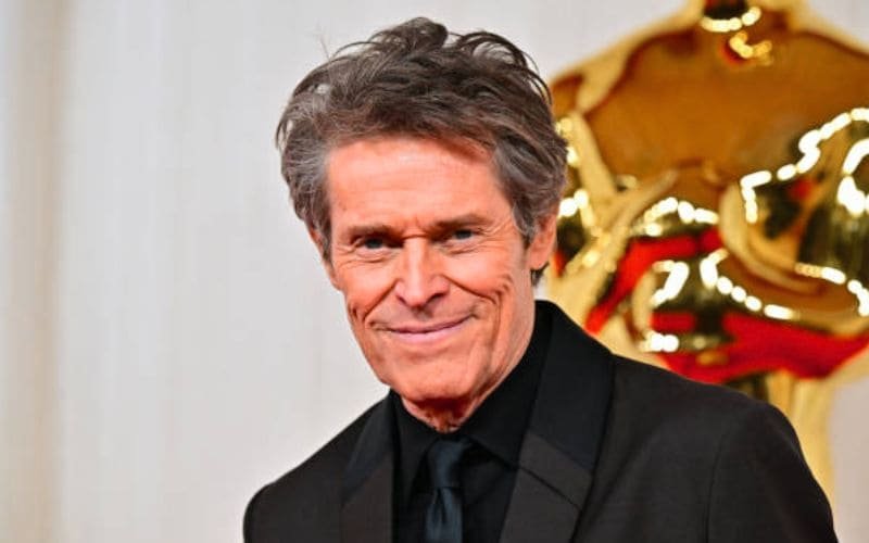 Imagem do ator Willem Dafoe no Oscar