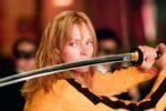 Imagem de uma mulher segurando uma espada no filme Kill Bill: Volume 1