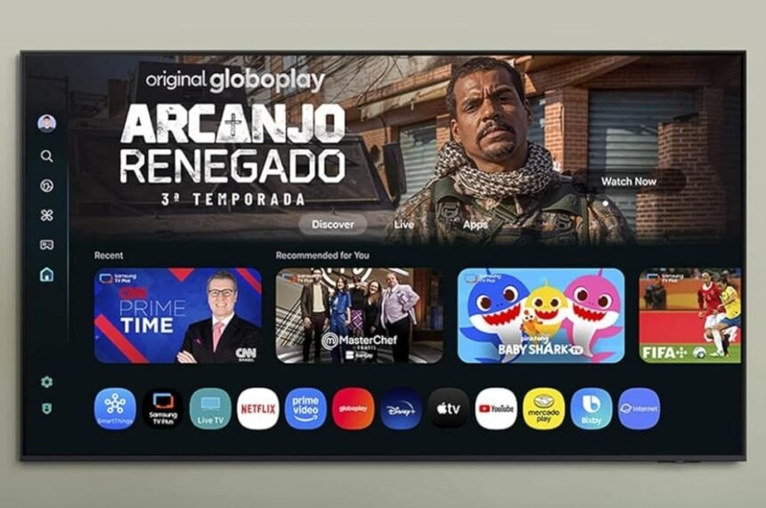 Imagem da "Samsung Smart TV 50" Crystal modelo U8100F